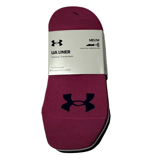 Under Armour Accessories - Under Armour Essential Ultra Low Socks No Show Liner NWT Size Medium 6 Pairs